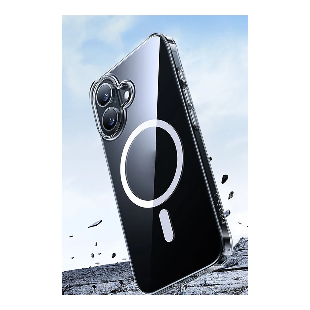 TORRAS iPhone 16 SlimFit Magsafe Kılıf - Şeffaf