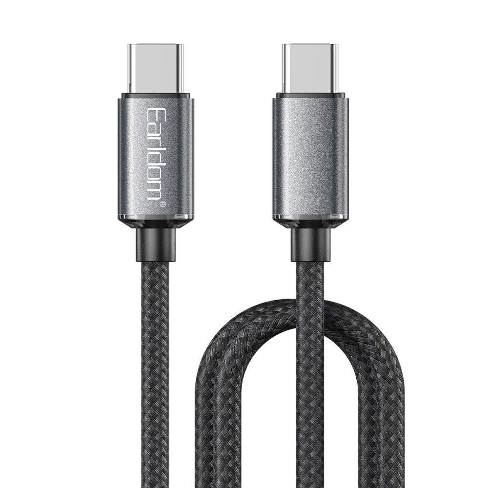 EARLDOM EC-200C 2M 3A USB to Type-C Hızlı Şarj Kablosu - Siyah