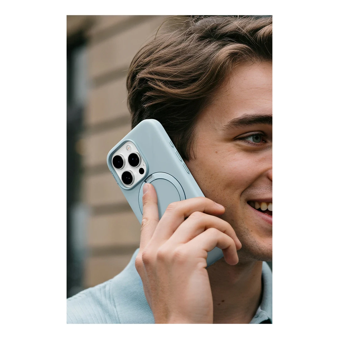 TORRAS iPhone 16 Pro Max O Stand Spin Silicone Serisi Magsafe Kılıf