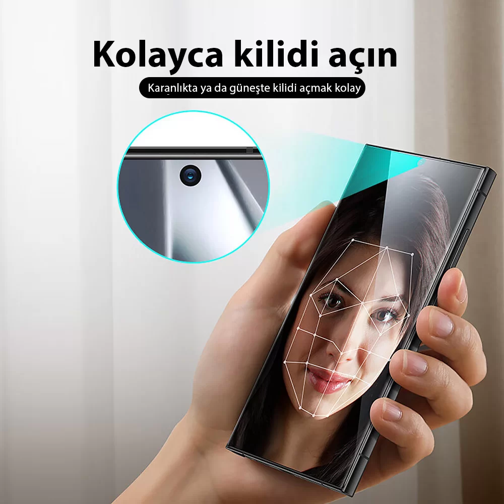 LITO Samsung S25 Plus Ekran Koruyucu 0.25 mm Ultra İnce Full Yapışkanlı