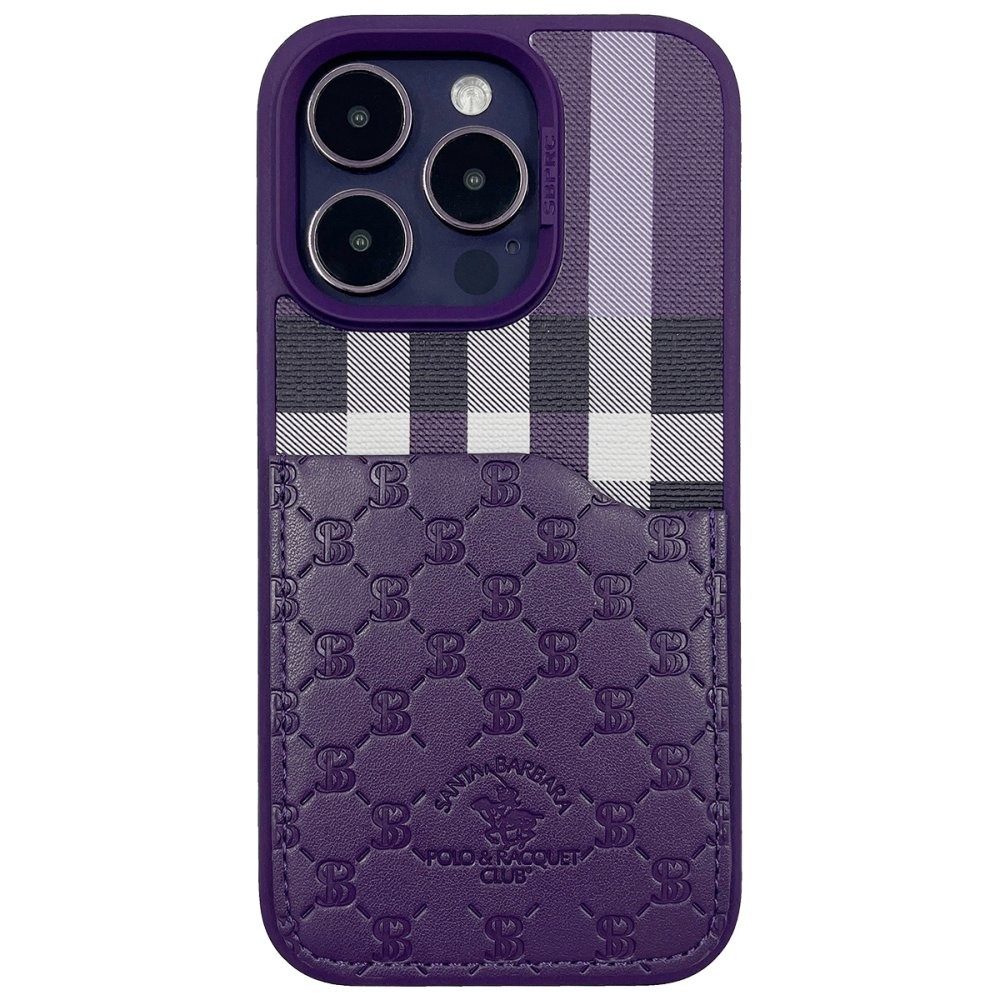 SBPRC iPhone 14 Pro Max Plaid Kartvizitli Kılıf