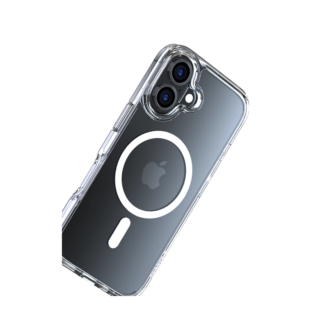 TORRAS iPhone 16 Diamond Clear Magsafe Kılıf - Şeffaf
