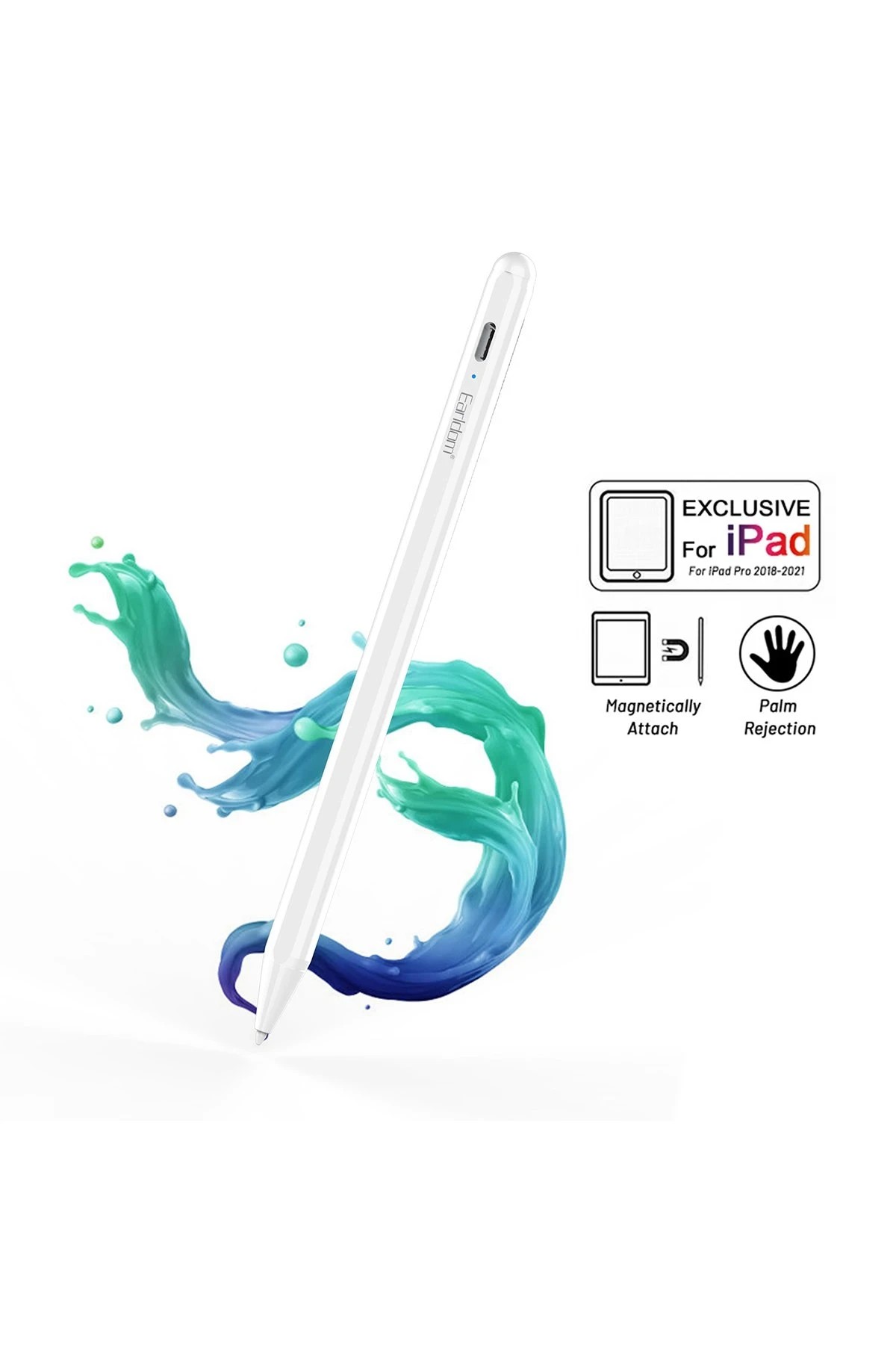 EARLDOM P4 iPad İçin Dokunmatik Stylus Kalem - Beyaz