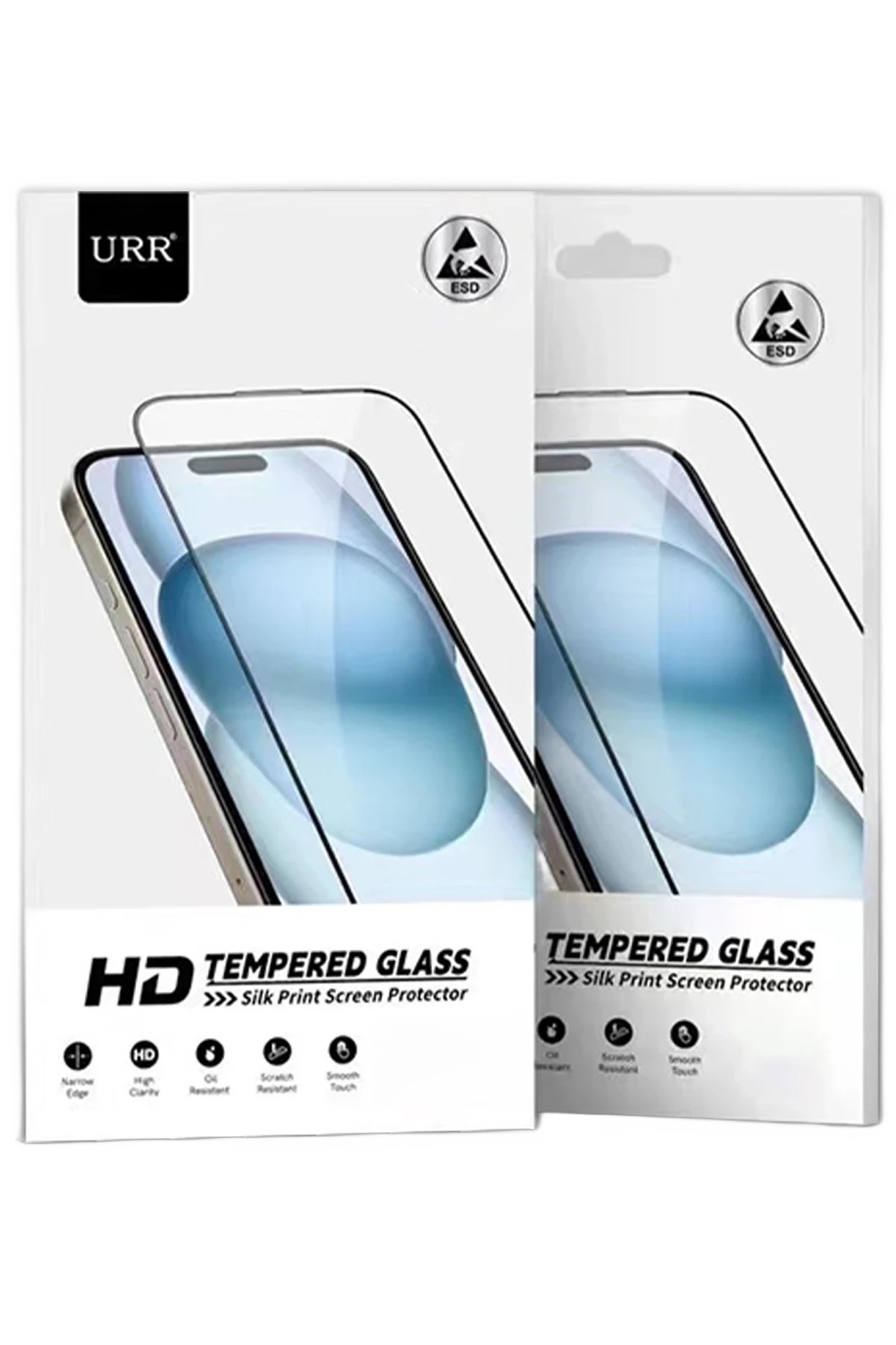 URR Samsung S25 Plus 2.5D Antidust HD Cam Ekran Koruyucu - Siyah