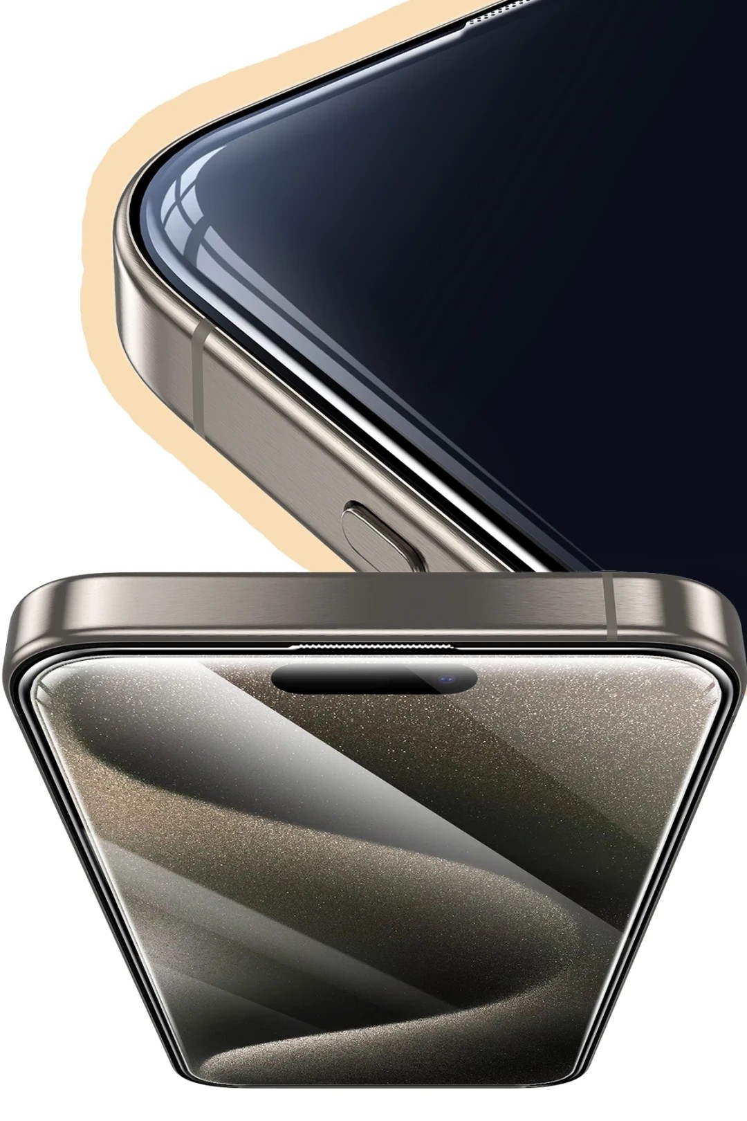 KEEPHONE iPhone 14 Pro Max UltraCurve HD 3D Cam Ekran Koruyucu - Siyah