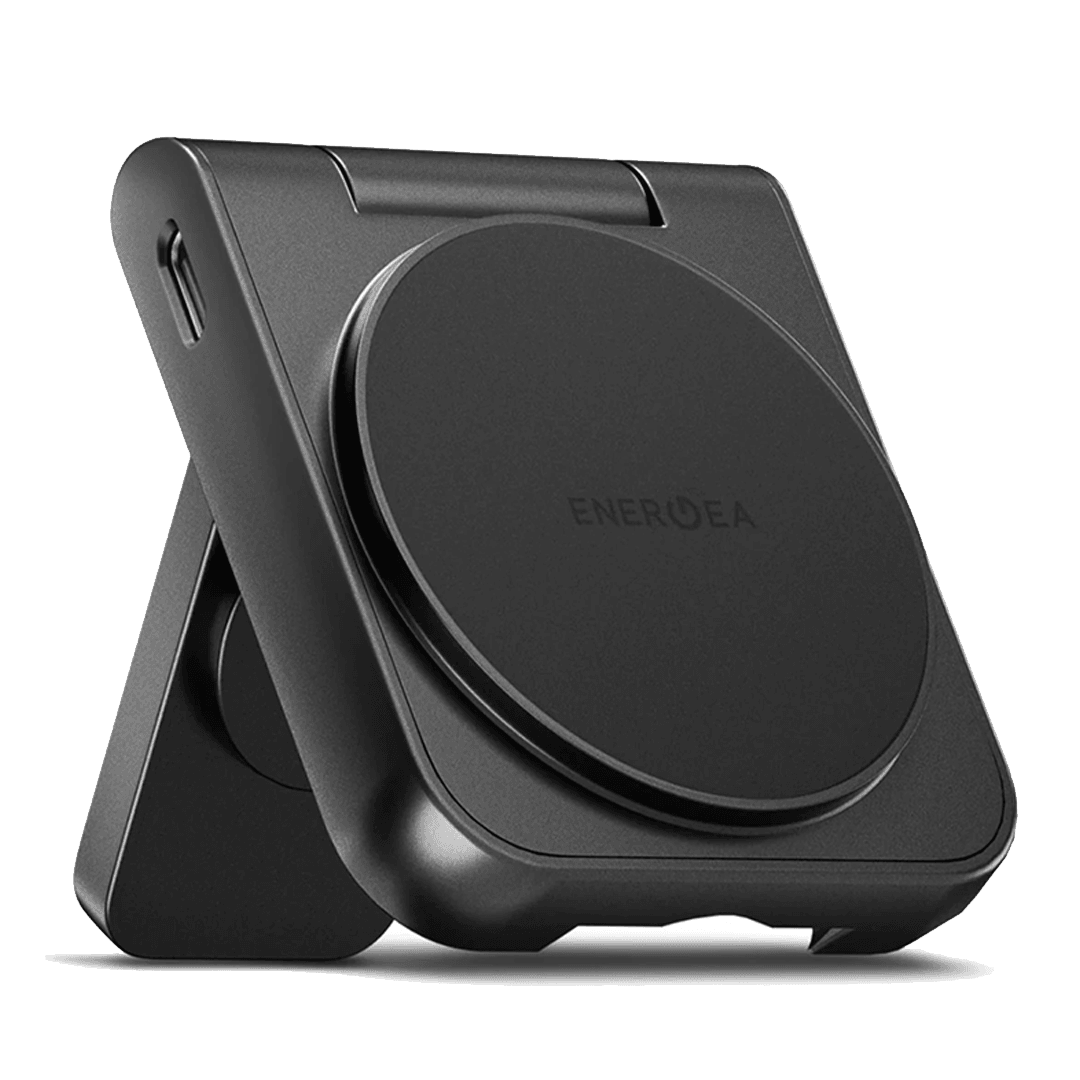 ENERGEA MagDuo 2in1 Katlanabilir 15W Telefon ve 2.5W Saat Masaüstü Hızlı Şarj Standı