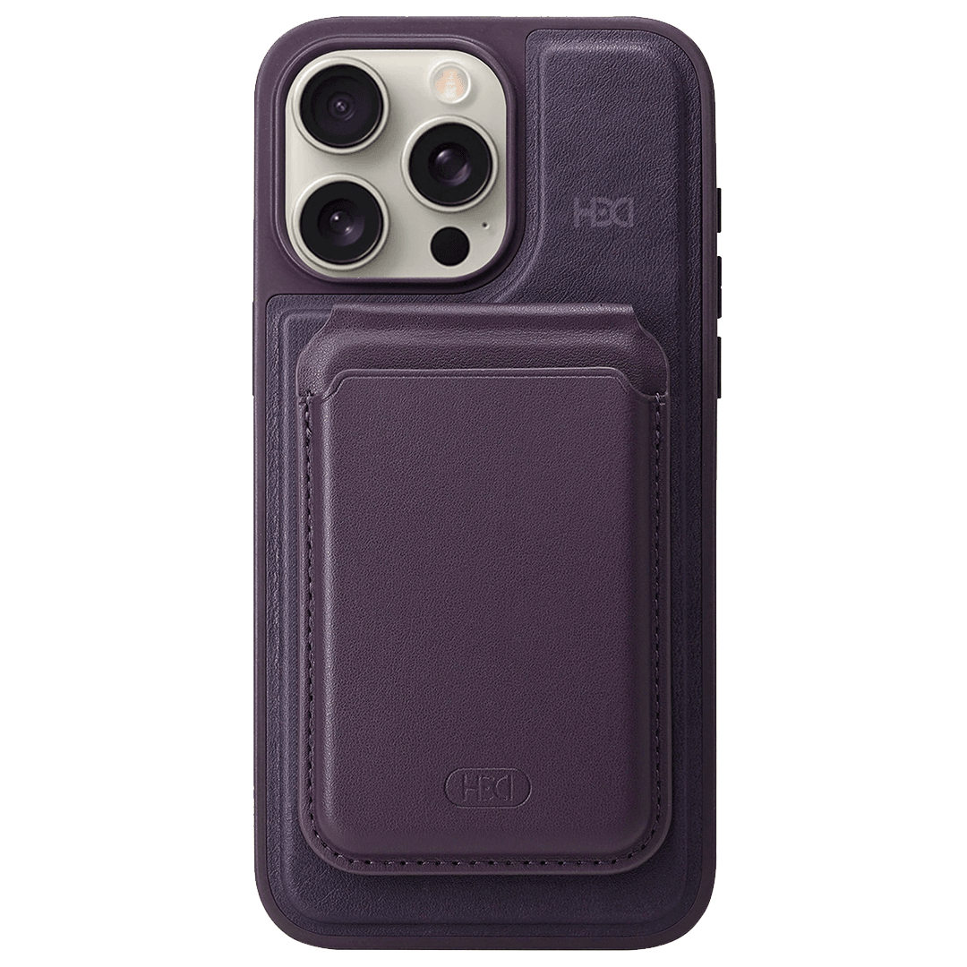 HDD iPhone 16 Pro Max HBC-247 Atina Kartvizitli Kılıf - Derin Mor