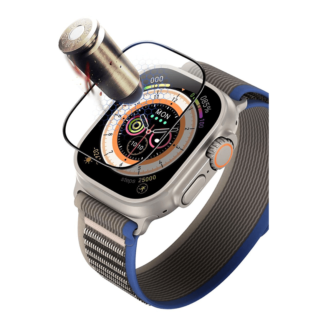 KEEPHONE Apple Watch Ultra 49 mm Ultra Glass Pro Saat Cam Ekran Koruyucu - Şeffaf