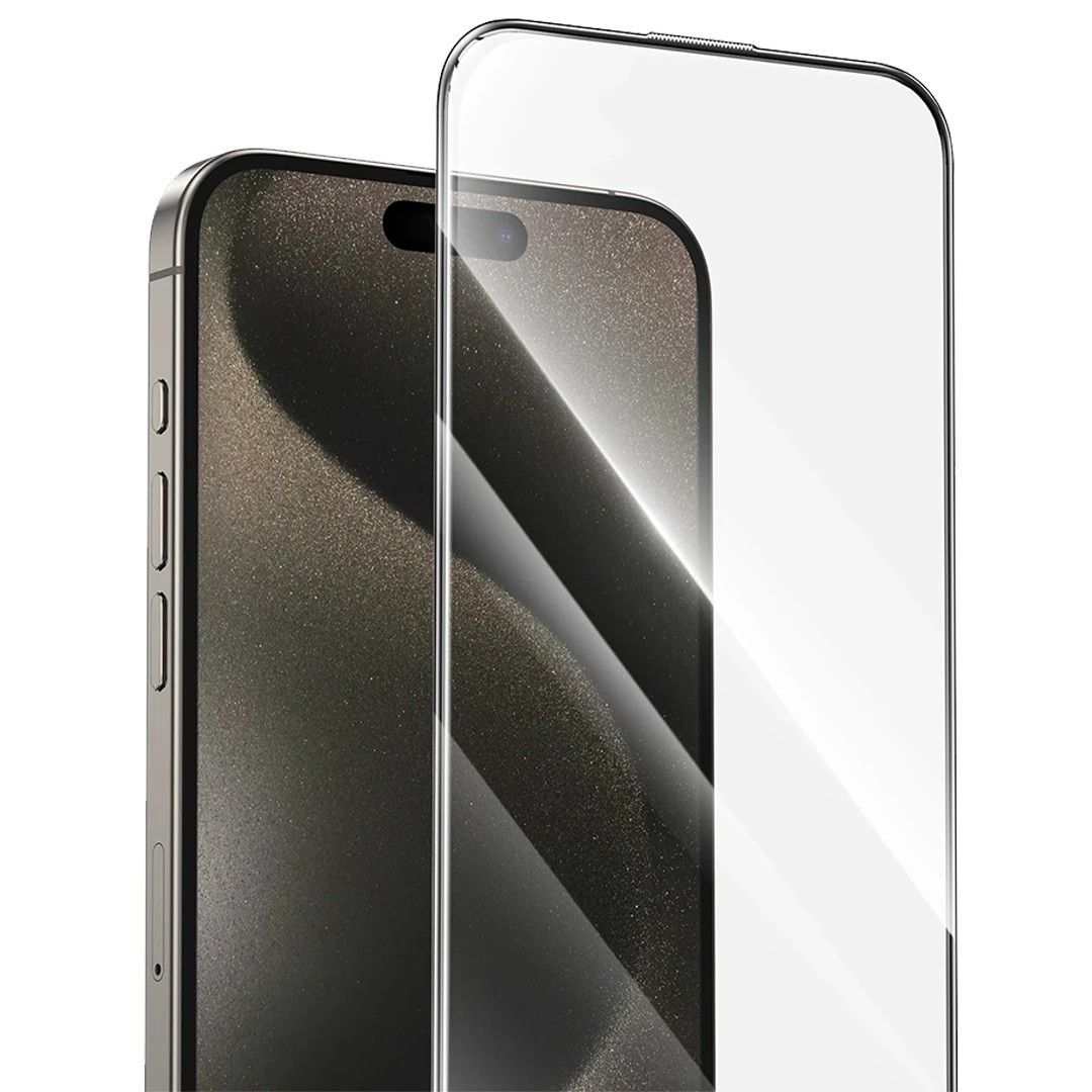 KEEPHONE iPhone 14 Pro Max UltraCurve HD 3D Cam Ekran Koruyucu - Siyah