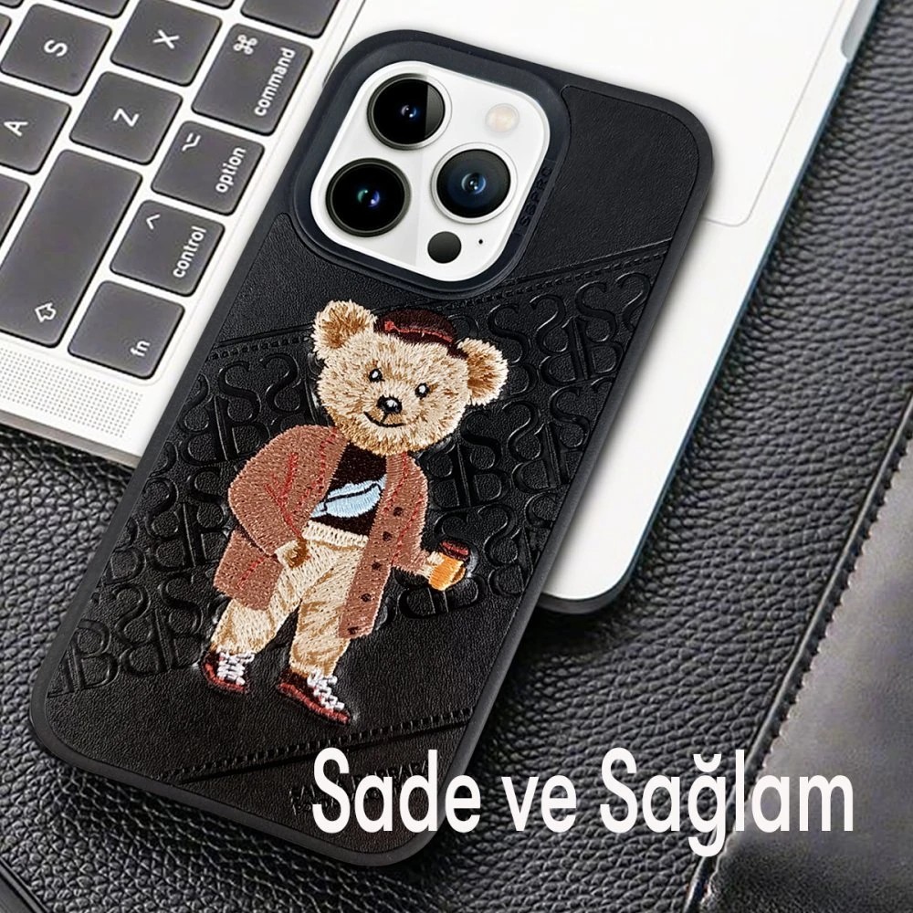 SBPRC iPhone 14 Pro Max Crete Deri Kılıf