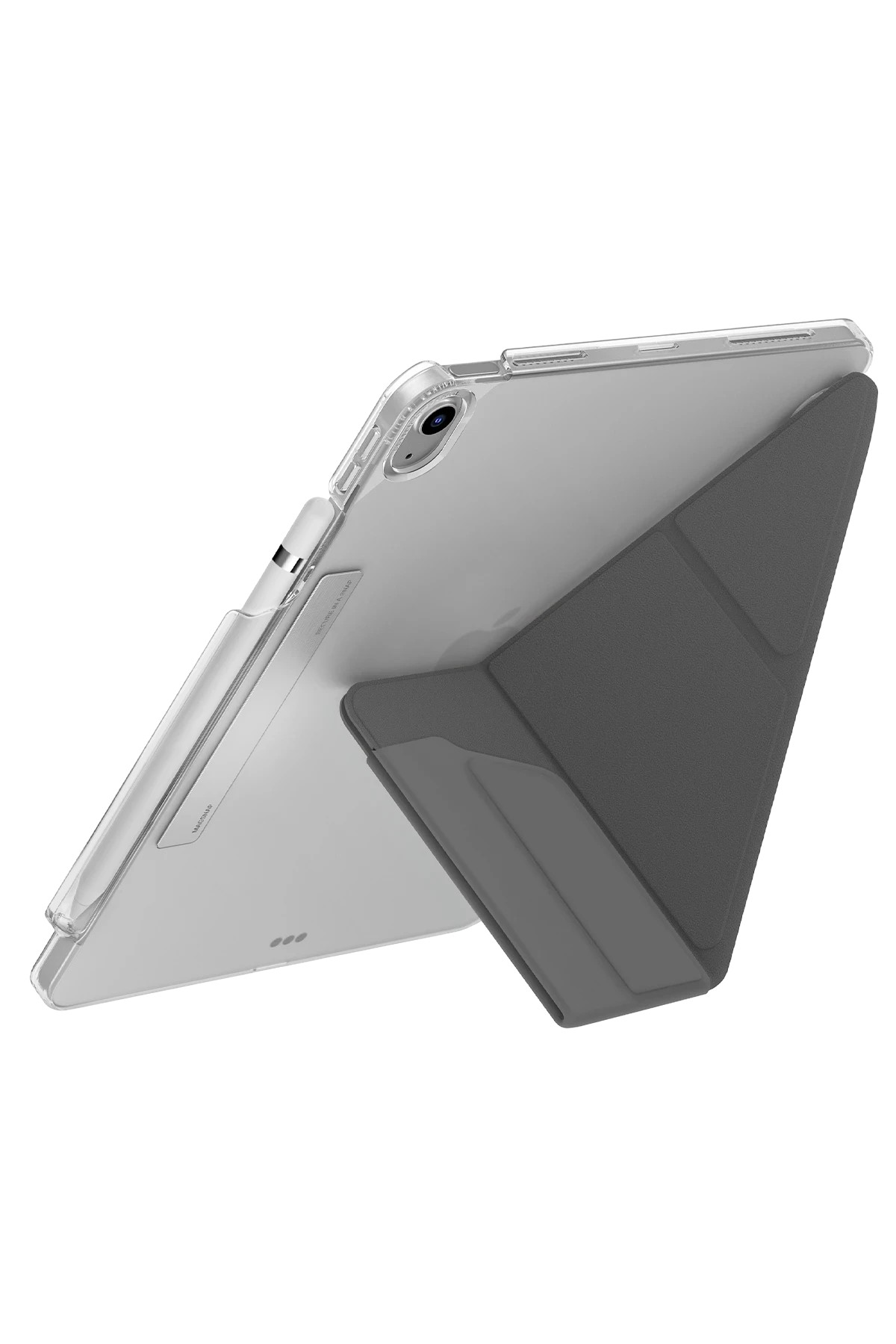 UNIQ iPad 2025 10.9 (10. Nesil) Camden Katlanabilir Tablet Kılıfı - Gri