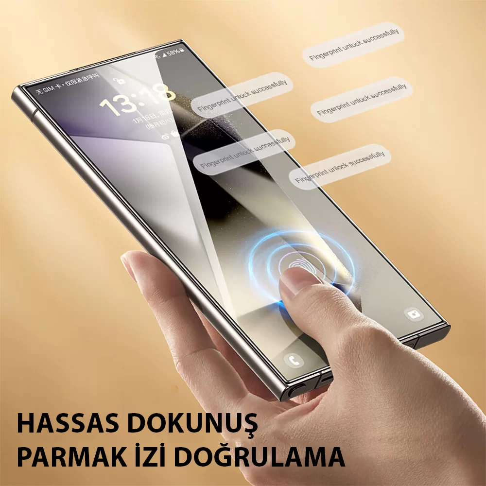 LITO Samsung S25 Ultra Ekran Koruyucu 0.25 mm Ultra İnce Full Yapışkanlı