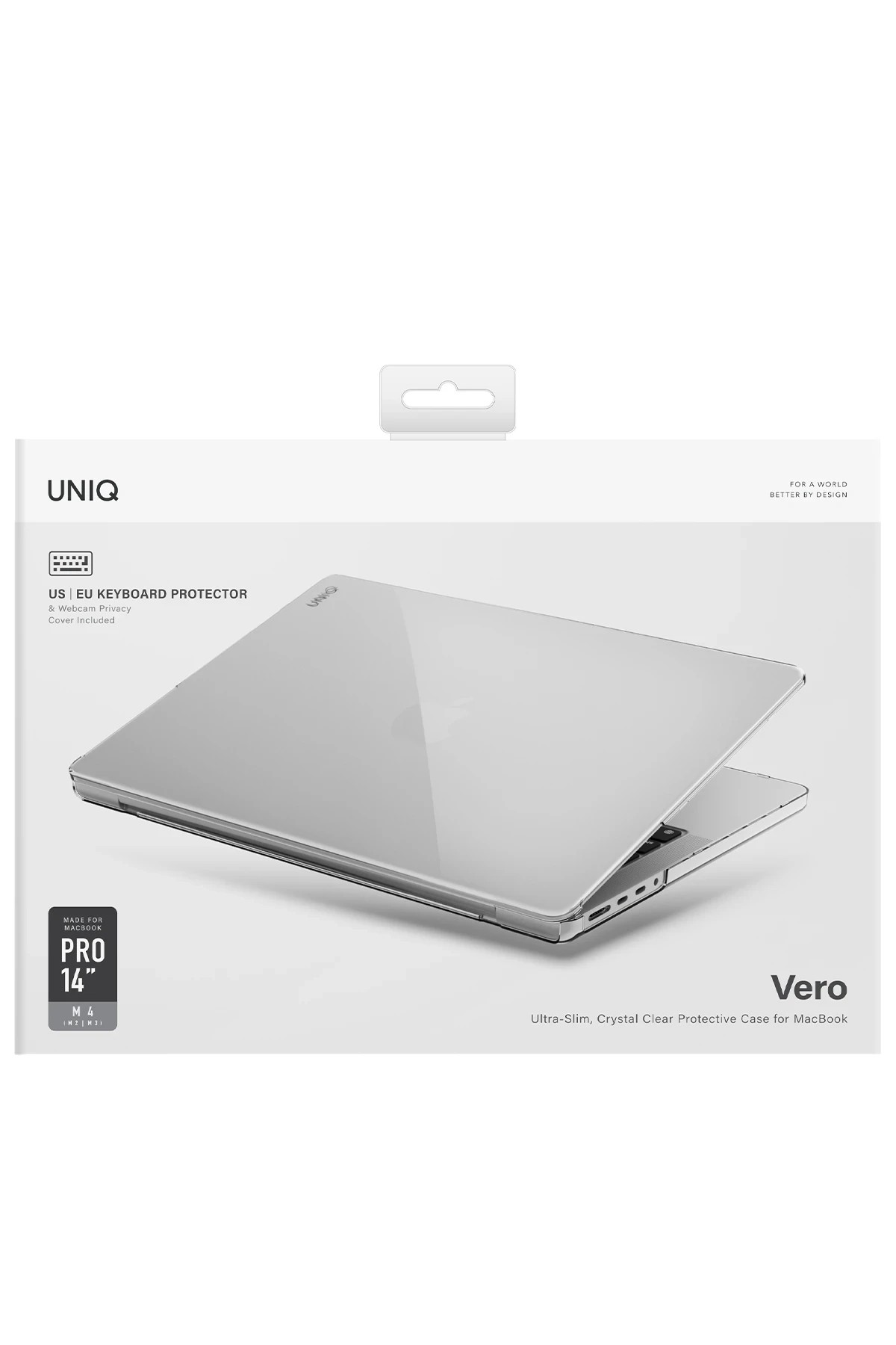 UNIQ Macbook Pro 14 (2024) Vero Kılıf - Şeffaf