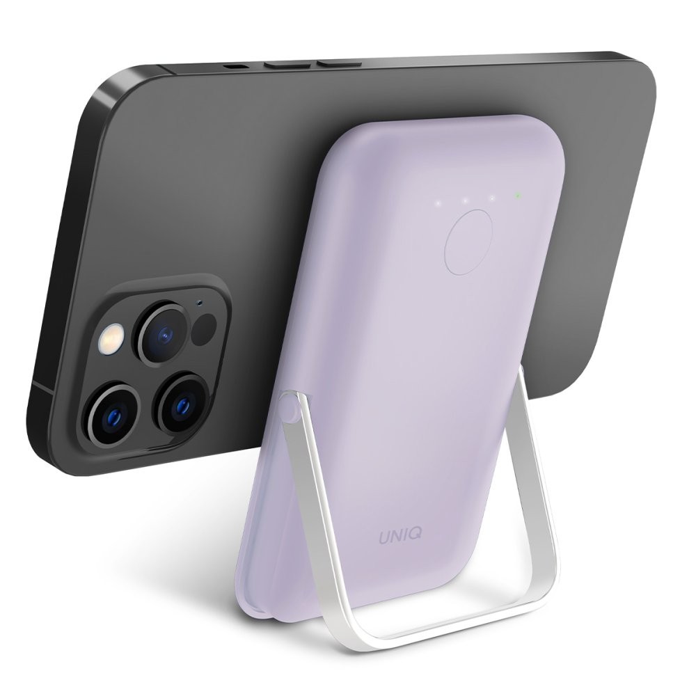 UNIQ Hoveo 5.000mAh Manyetik PD Kablosuz Type-C Stantlı Powerbank