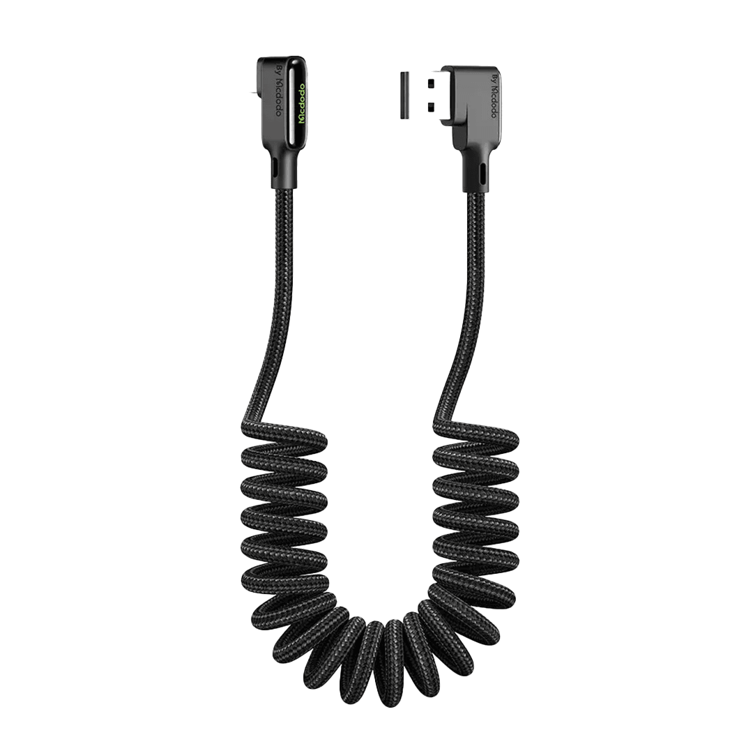 MCDODO CA-7300 USB-A to Lightning Spiralli Data-Şarj Kablosu 1.8 m