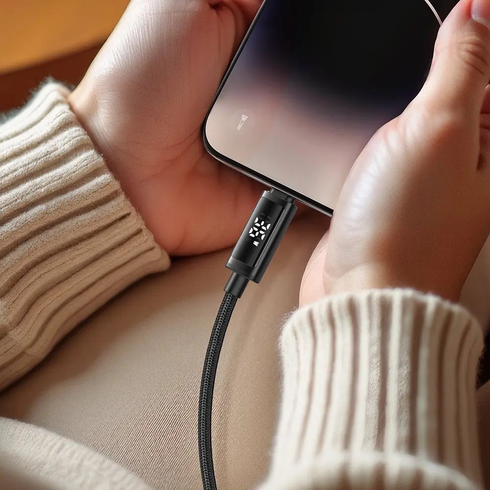 MCDODO CA-7970 USB-A to Lightning Çift Led Ekranlı 3A 1.2 m Kablo