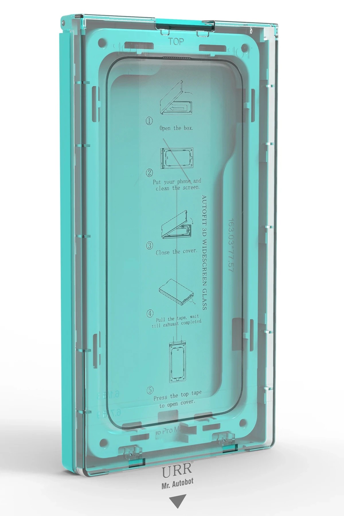URR iPhone 16 Pro AutoFit 3D WideScreen Cam Ekran Koruyucu - Siyah
