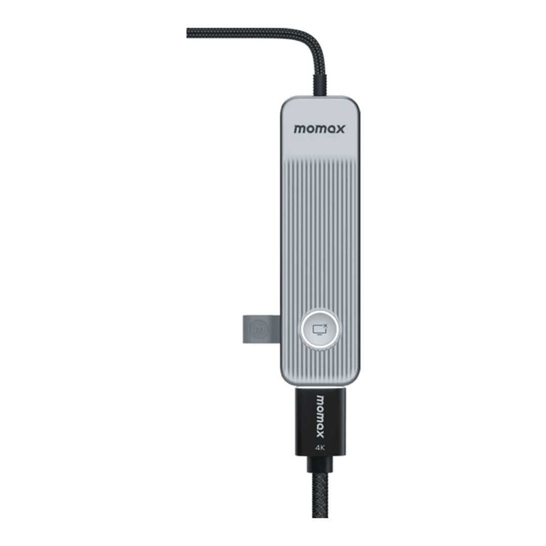 MOMAX DH17 1-Link USB-C Hub 7 in 1 Çoklayıcı - Gri