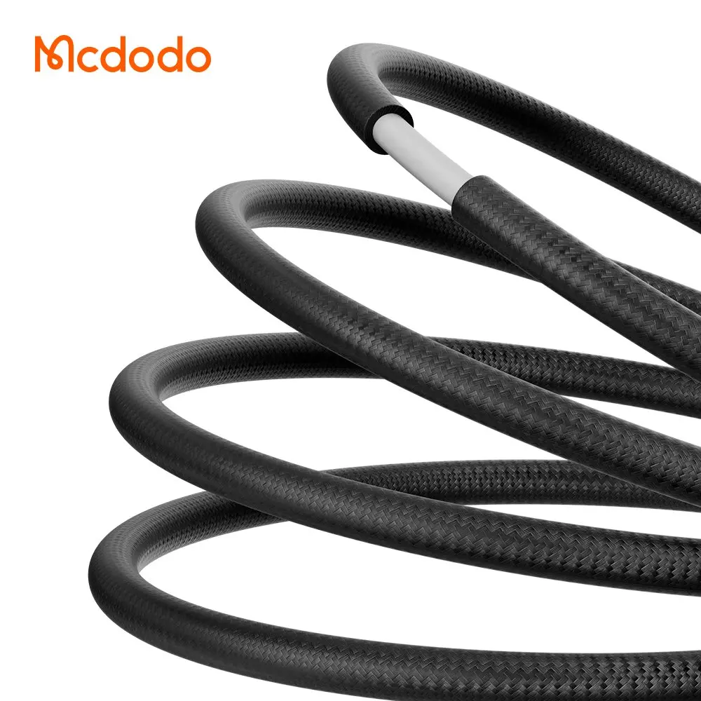 MCDODO CA-2771 60W Type-C to Type-C Şarj Kablosu 1.2 m - Siyah