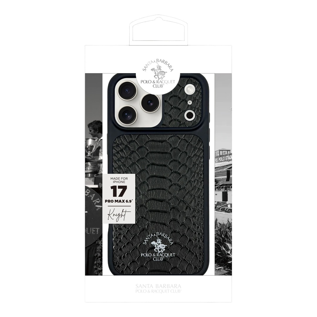 SANTA BARBARA POLO Racquet Club iPhone 17 Knight Deri Kılıf
