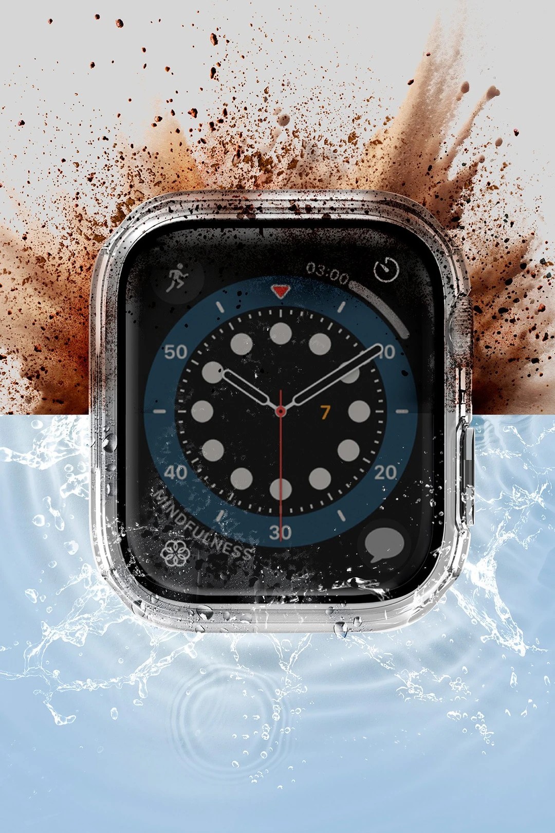 UNIQ Watch 45 mm Nautic Camlı Kasa Ekran Koruyucu