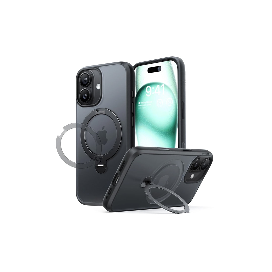 TORRAS iPhone 17 O Stand Spin Serisi Magsafe Kılıf