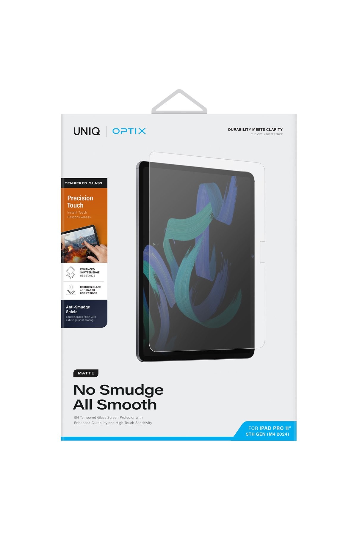 UNIQ iPad Pro 11 (2024) Optix Tablet Mat Ekran Koruyucu - Şeffaf