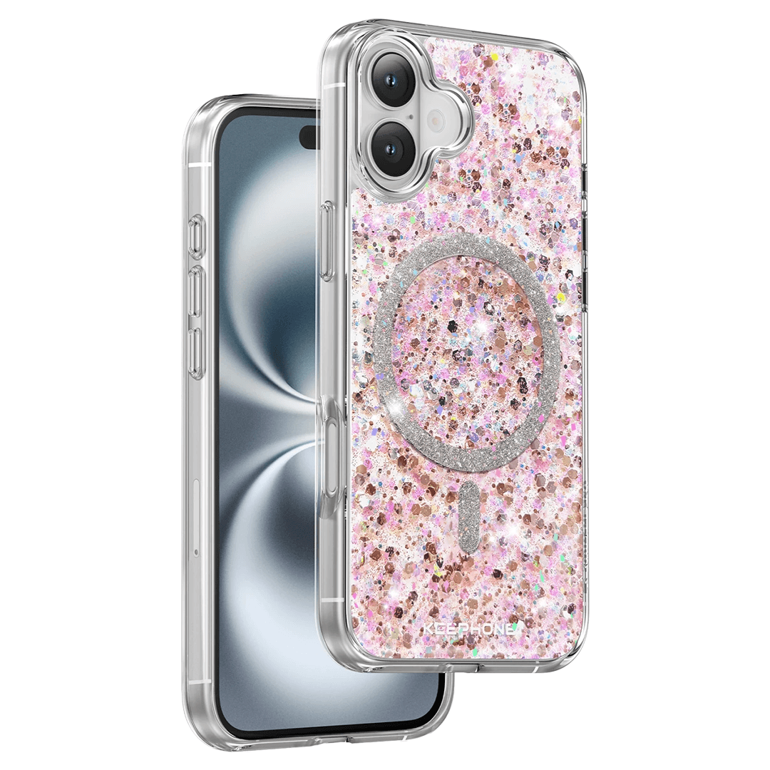 KEEPHONE iPhone 16 Plus Interstellar Glitter Magsafe Kılıf