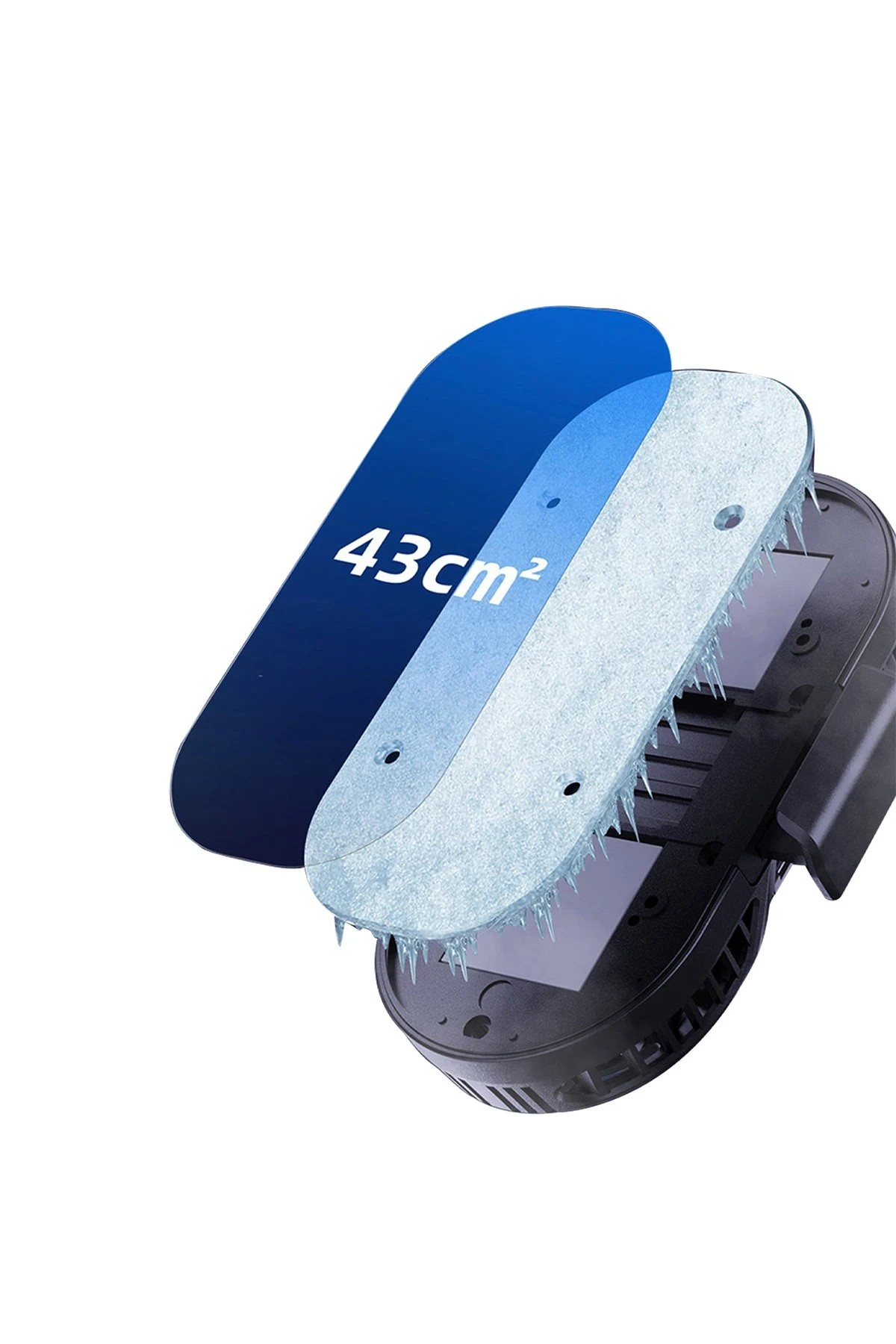 EARLDOM F05 Işıklı Radyatör Telefon Soğutucu Fan - Siyah
