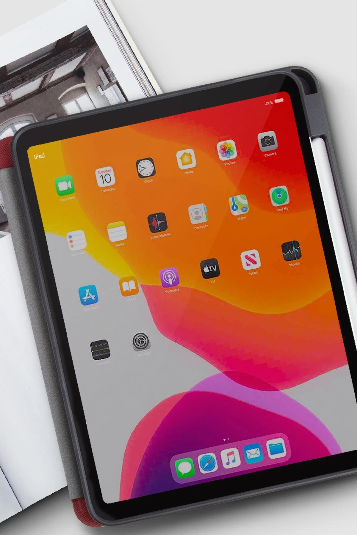 UNIQ iPad 10.2 (9. Nesil) Transforma Rigor Tablet Kılıfı - Lacivert