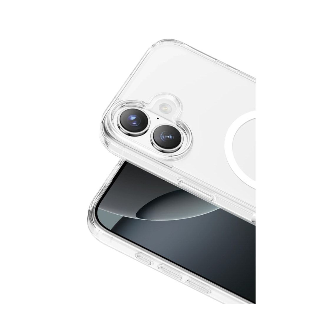 KEEPHONE iPhone 17 Hybrid Pro Magsafe Kılıf - Şeffaf