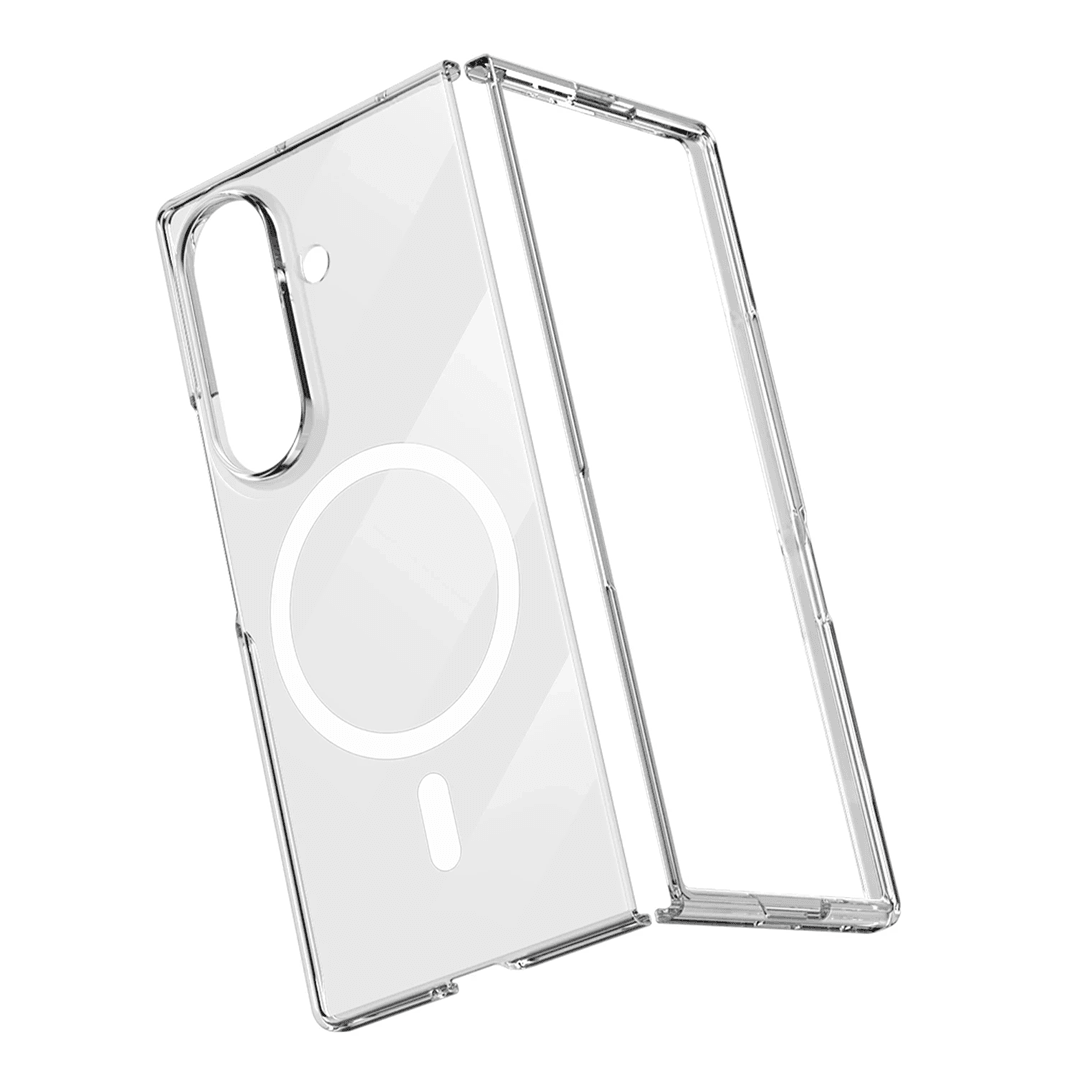 KEEPHONE Samsung Galaxy Z Fold 7 X-Crystal Slim Magsafe Kılıf - Şeffaf