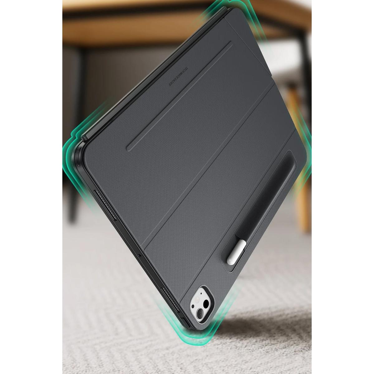 Shift Randi Tablet ESR iPad Air 11 (2024) Shift Manyetik Klavyeli Tablet Kılıfı - Koyu Gri