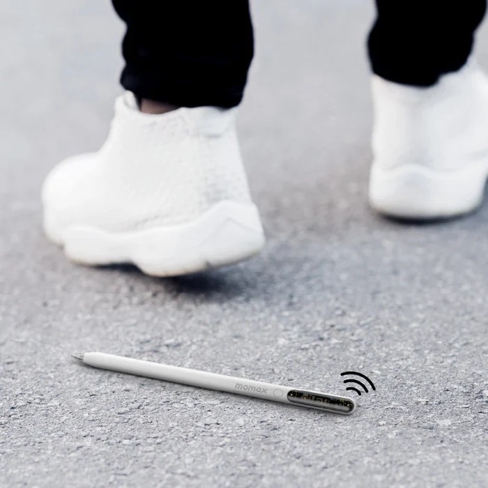 MOMAX TP11W 1-Folio Flow Apple Find My Uyumlu Stylus Kalem - Beyaz