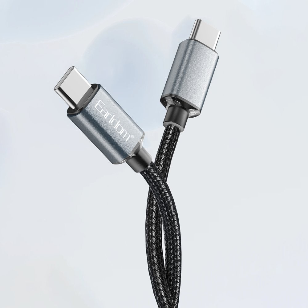 EARLDOM EC-200C 2M 3A USB to Type-C Hızlı Şarj Kablosu - Siyah