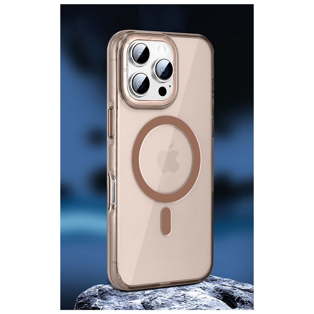 HDD iPhone 16 Pro Max HBC-274 PC 2.0 Şeffaf Magsafe Kılıf