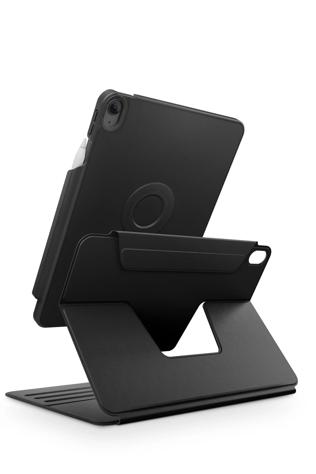 UNIQ iPad 2025 10.9 (10. Nesil) Rovus Snapmount 360 Derece Dönebilen Manyetik Tablet Kılıf