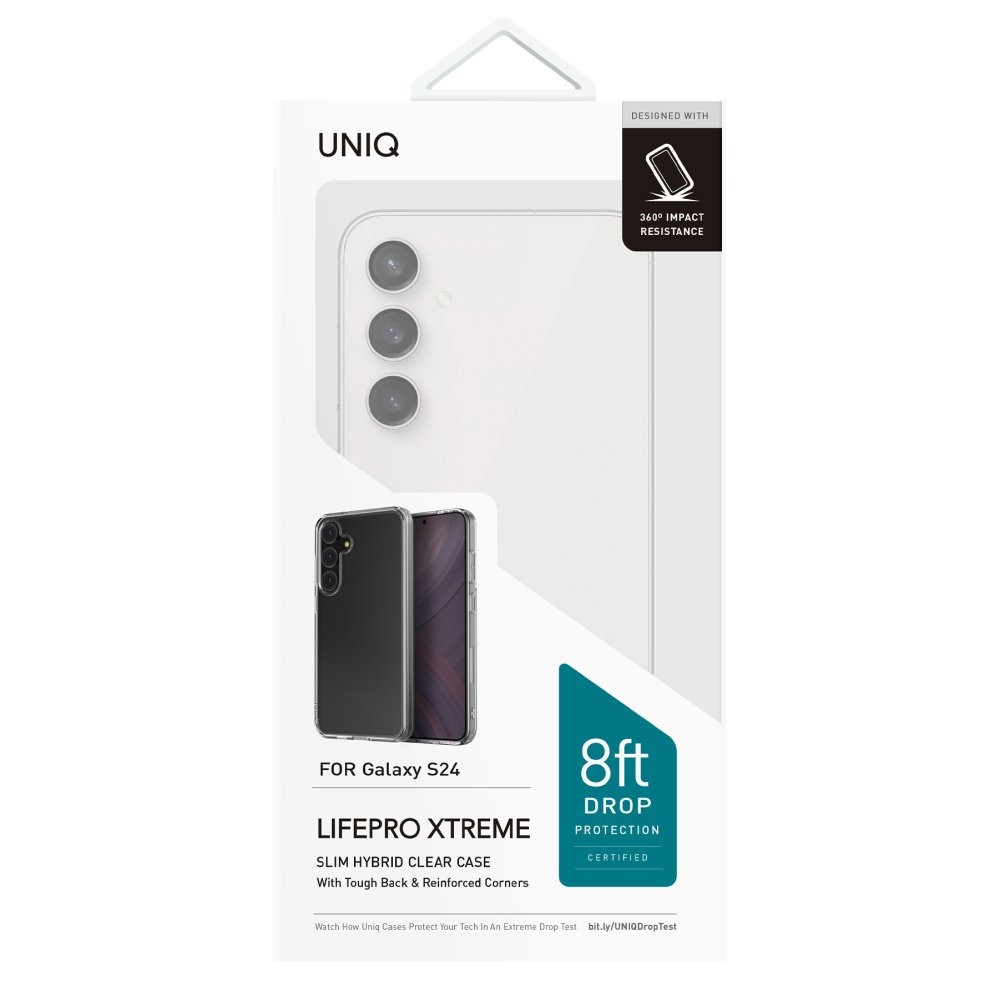 UNIQ Samsung Galaxy S24 LifePro Xtreme Kılıf - Şeffaf