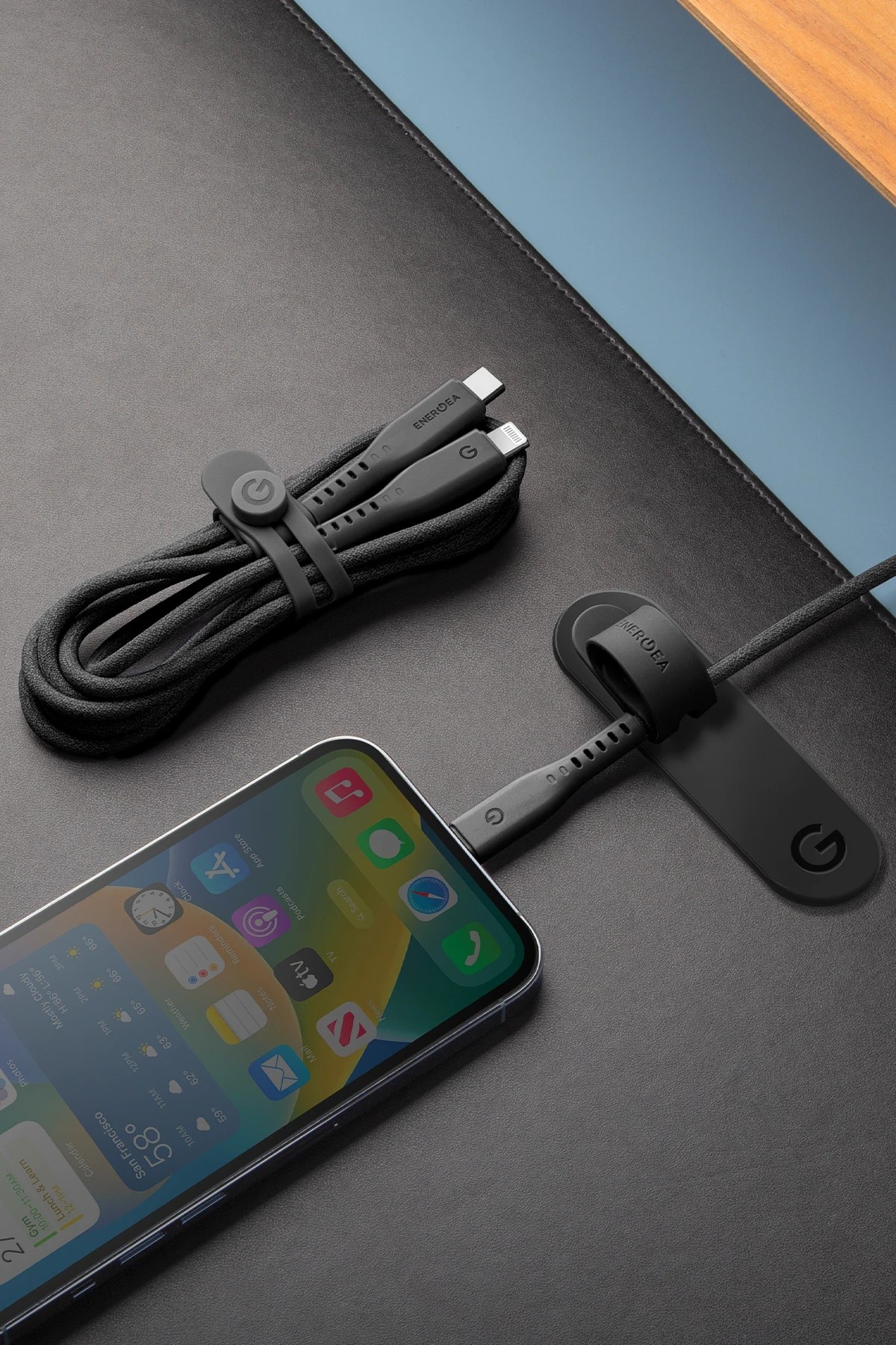 ENERGEA Flow USB 3.2 2M 240W Type-C to Type-C PD Hızlı Şarj Kablo - Siyah