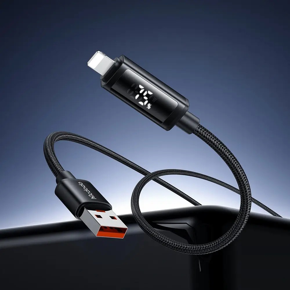 MCDODO CA-7970 USB-A to Lightning Çift Led Ekranlı 3A 1.2 m Kablo
