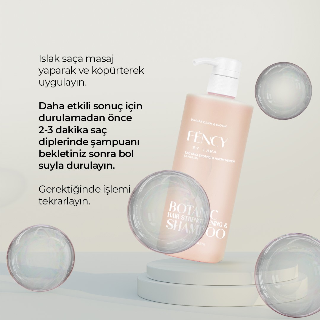 BOTANIC HAIR STRENGTHENING & VOLUMIZING SHAMPOO