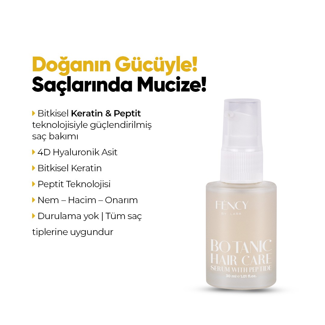 BOTANIC HAIR CARE SERUM WITH PEPTIDE 30 ml