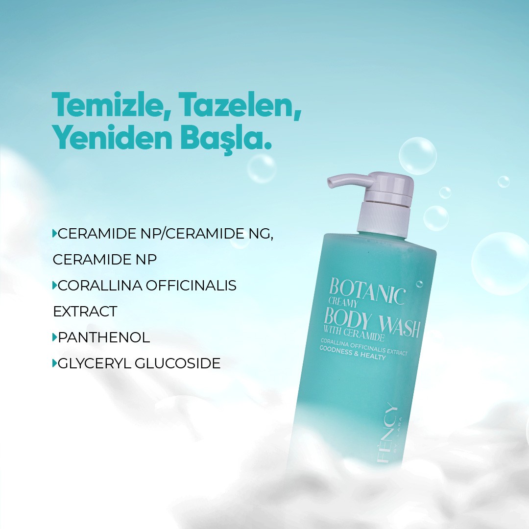 BOTANIC BODY WASH WITH CERAMIDE CREAMY