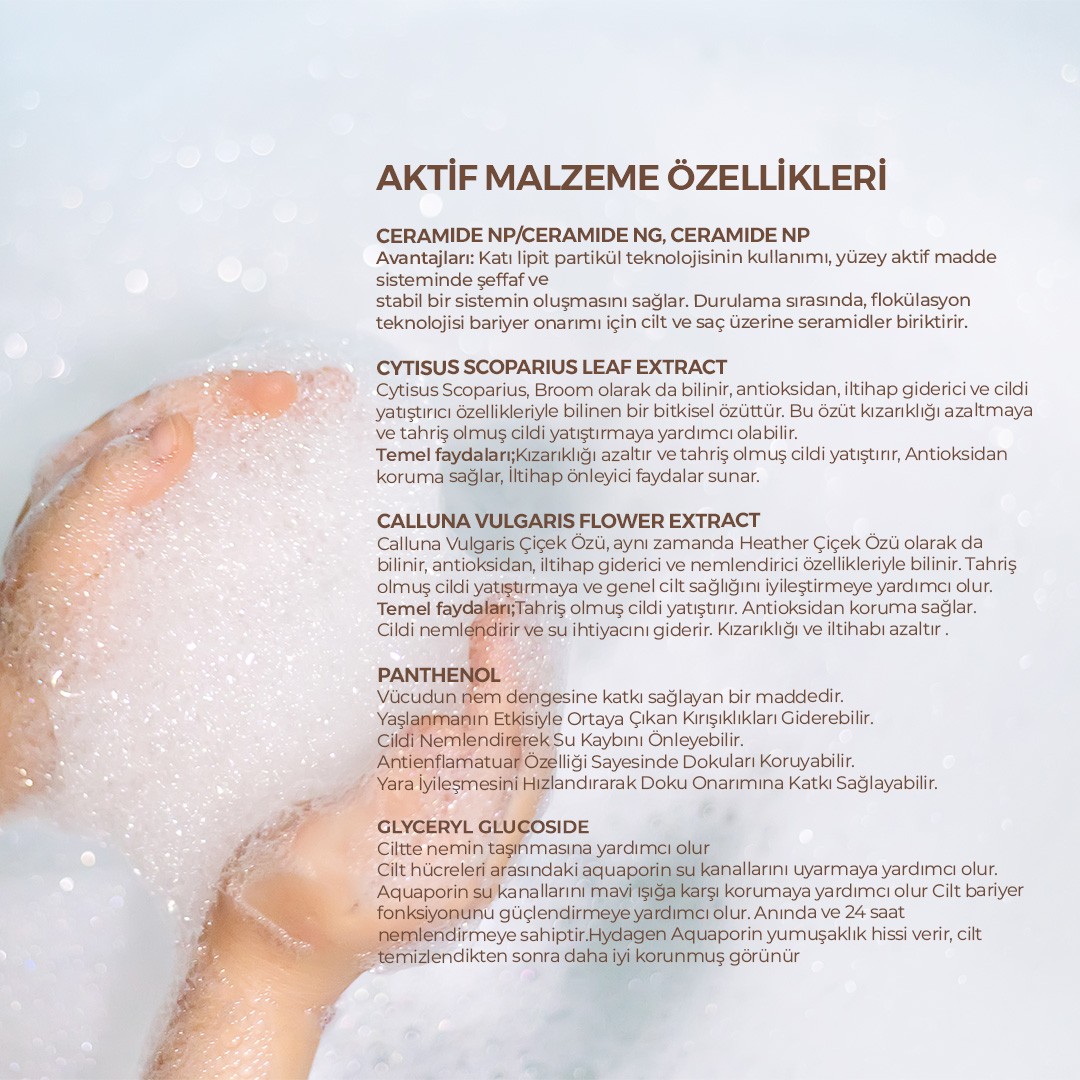 BOTANIC BODY WASH WITH CERAMIDE MONOI