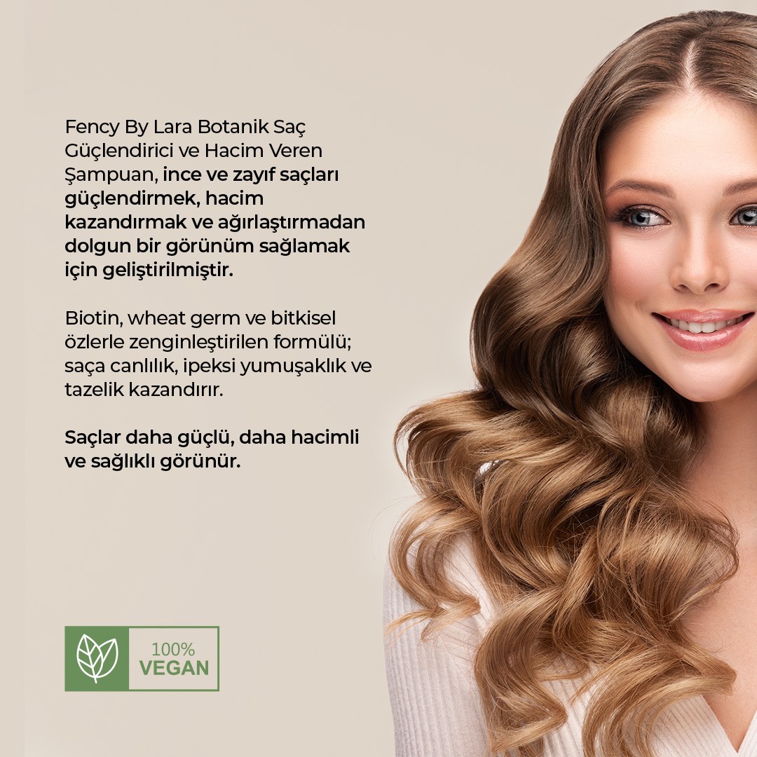 BOTANIC HAIR STRENGTHENING & VOLUMIZING SHAMPOO