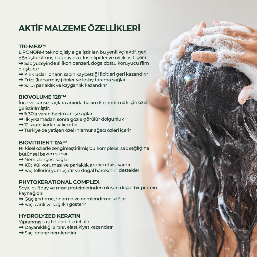 BOTANIC HAIR STRENGTHENING & VOLUMIZING SHAMPOO