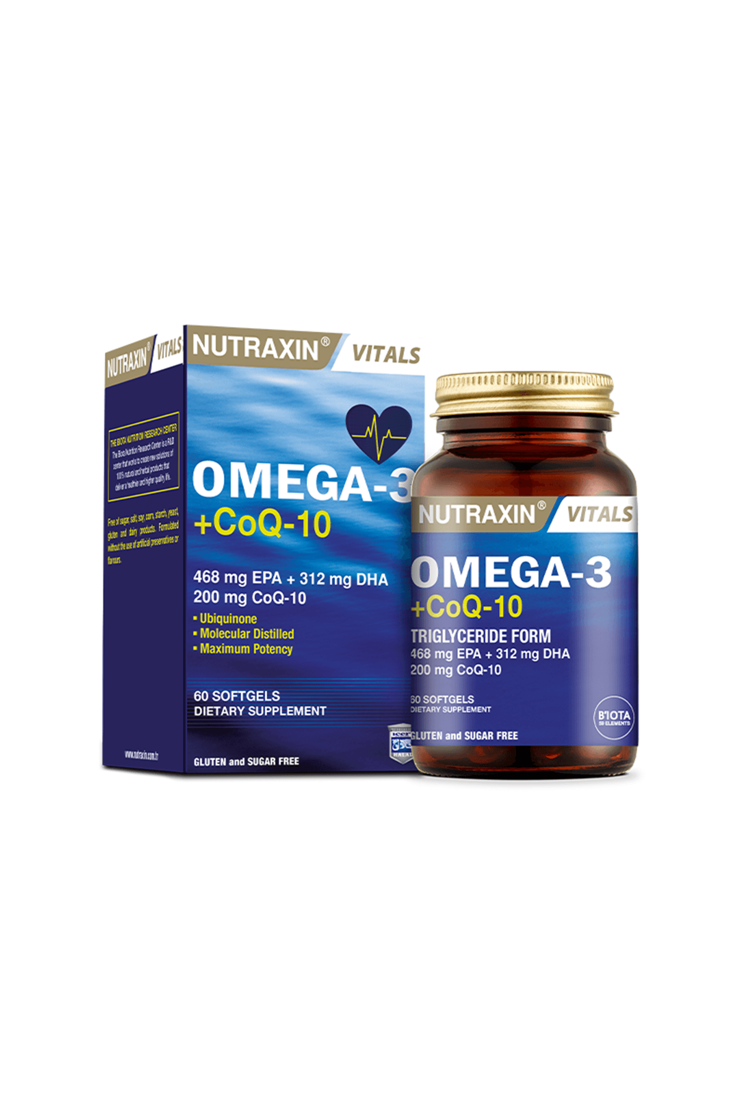 Nutraxin Omega3 CoQ-10 60 Softjel