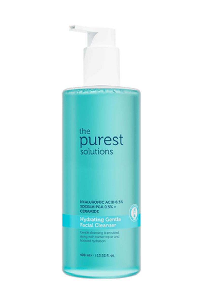 The Purest Solutions Kuru ve Karma Ciltler İçin Hyalüronik Asit Yüz Temizleme Jeli 400 ml