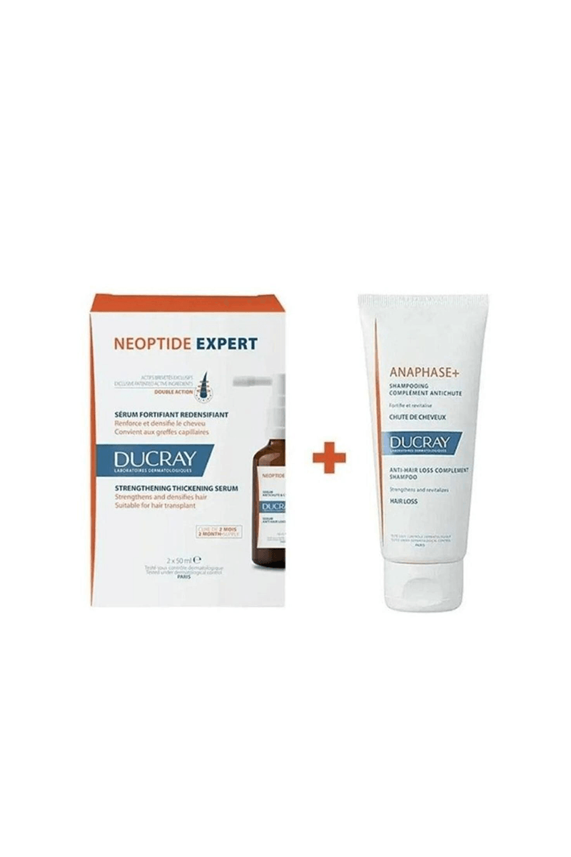 Ducray Neoptide Expert Saç Dökülmesi Karşıtı Serum 2x50 ml Alana Anaphase Şampuan 100 ml HEDİYE