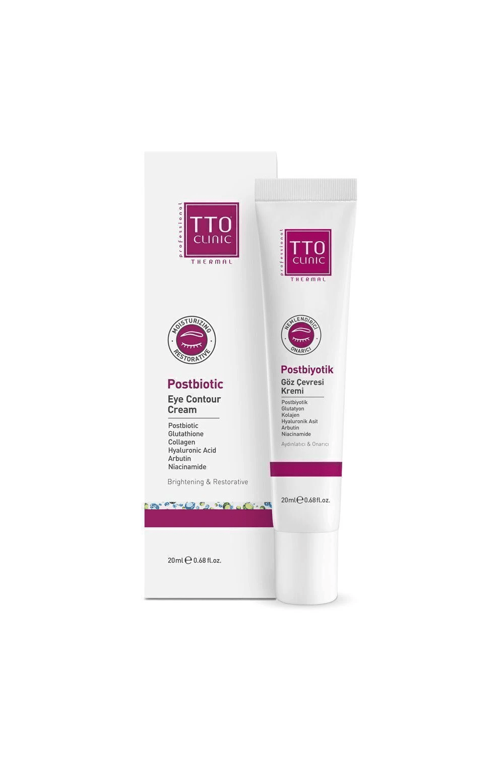 TTO CLINIC Postbiyotik Göz Çevresi Kremi 20 ml